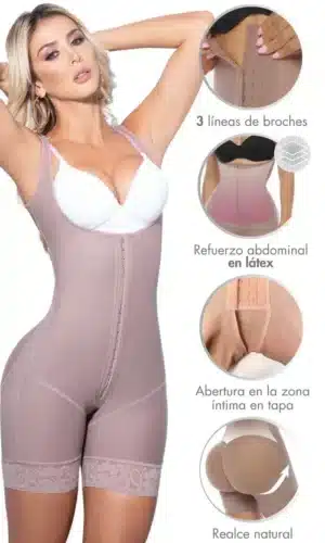 7063-2S21-Faja Postparto y Postquirurgica Ultra Moldeadora con Broches